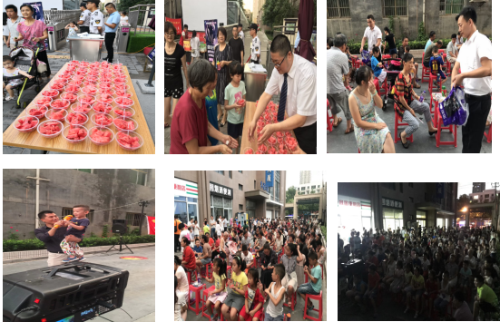  炎炎夏日夜，業(yè)主愜意情